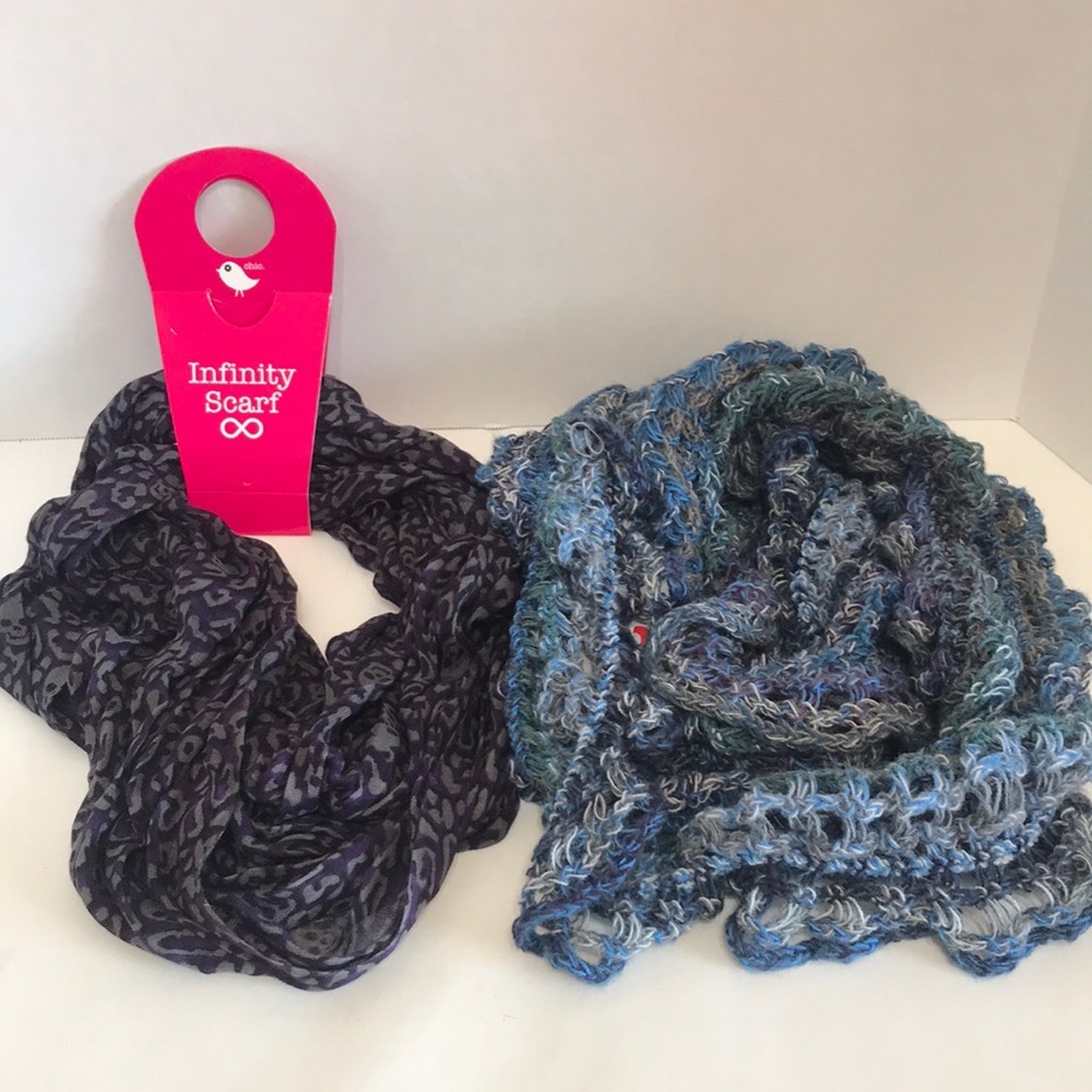 2 Brand New Infinity Scarves